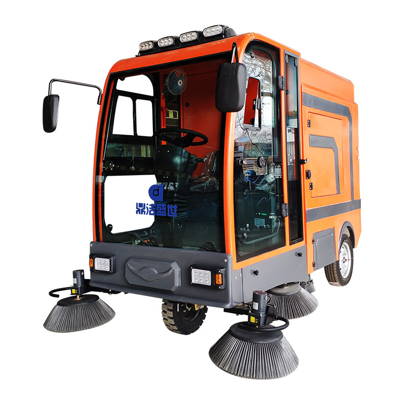 鼎潔盛世DJ2100GT電動(dòng)掃地車使用效果視頻